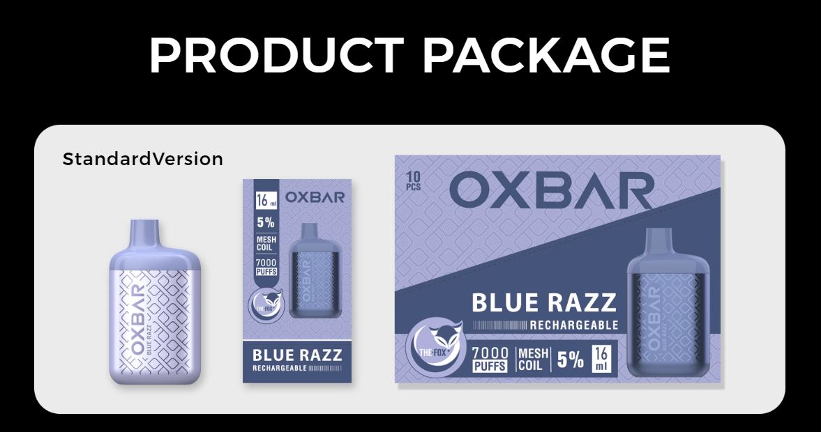 OXVA OXBAR THE FOX DISPOSABLE VAPE (7000 PUFFS) UAE Dubai