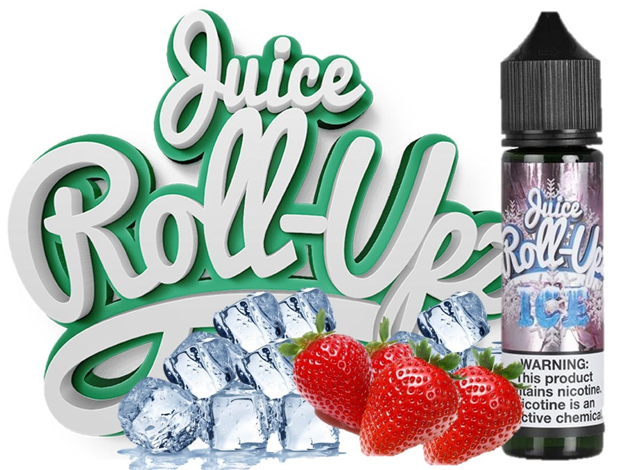 Strawberry Ice 60ml E Liquid by Juice Roll Upz Dubai & Abu Dhabi UAE
