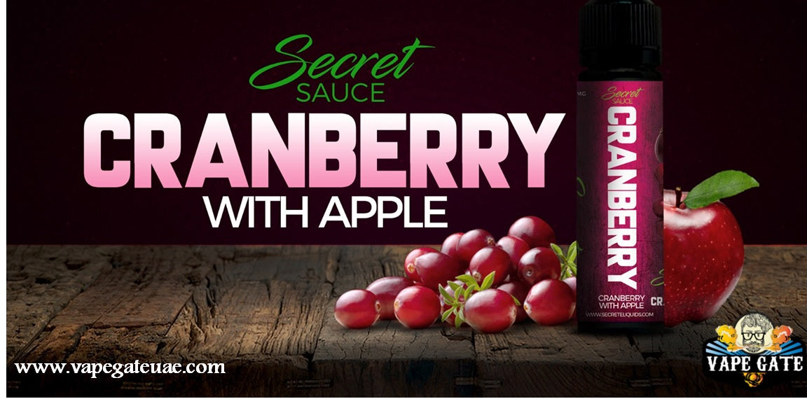 Cranberry 60ml E liquid by Secret Sauce Dubai & Ras Al Khaima UAE