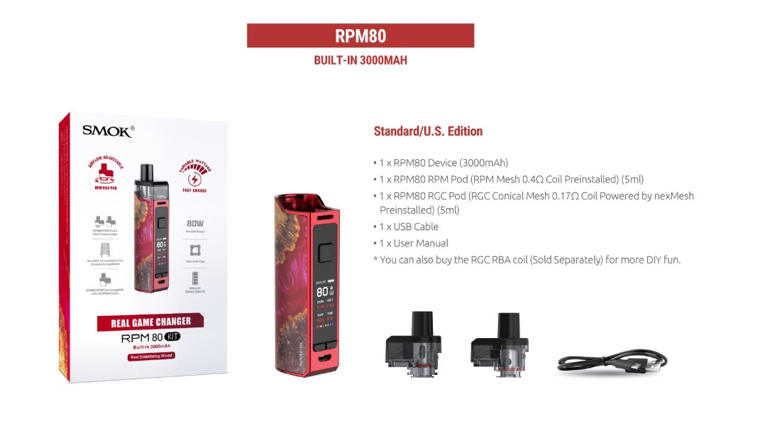 Smok RPM80 Starter Kit Abu Dhabi & Dubai UAE