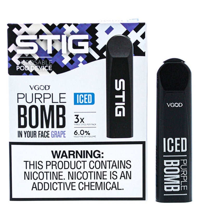 STIG Disposable Pod by VGOD Iced Purple Bomb Dubai & Abu Dhabi UAE