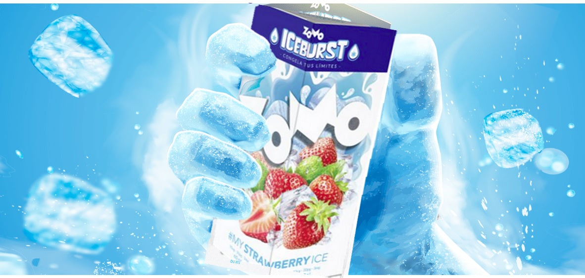 Strawberry Ice 60ml E liquid by Zomo Abu Dhabi & Dubai UAE, Vape Expo 2020