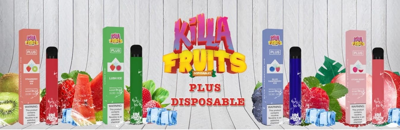 Killa Fruits Plus Disposable Device - 600 Puffs Abu habi & Dubai UAE. KSA Saudi Arabia