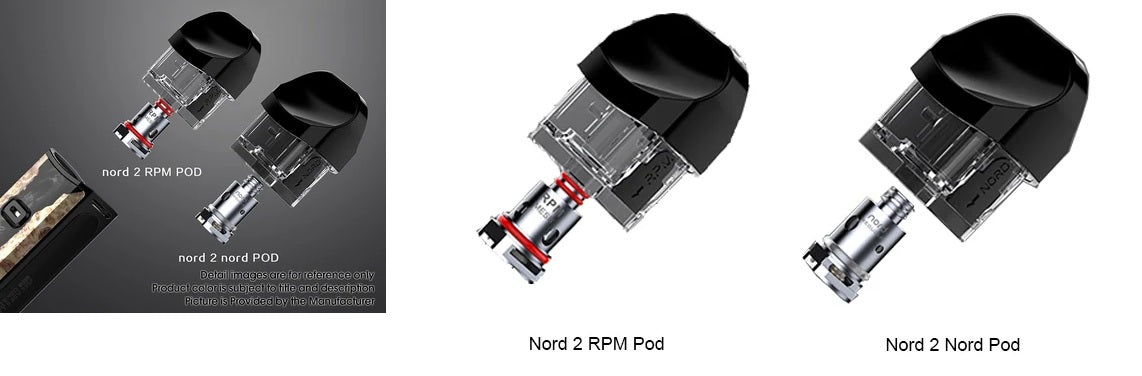 SMOK Nord 2 Replacement Pods without coils -3pcs