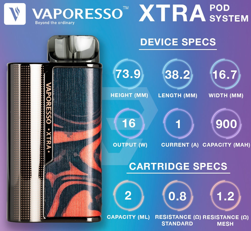 Vaporesso XTRA 16W Pod System Dubai & Abu Dhabi UAE