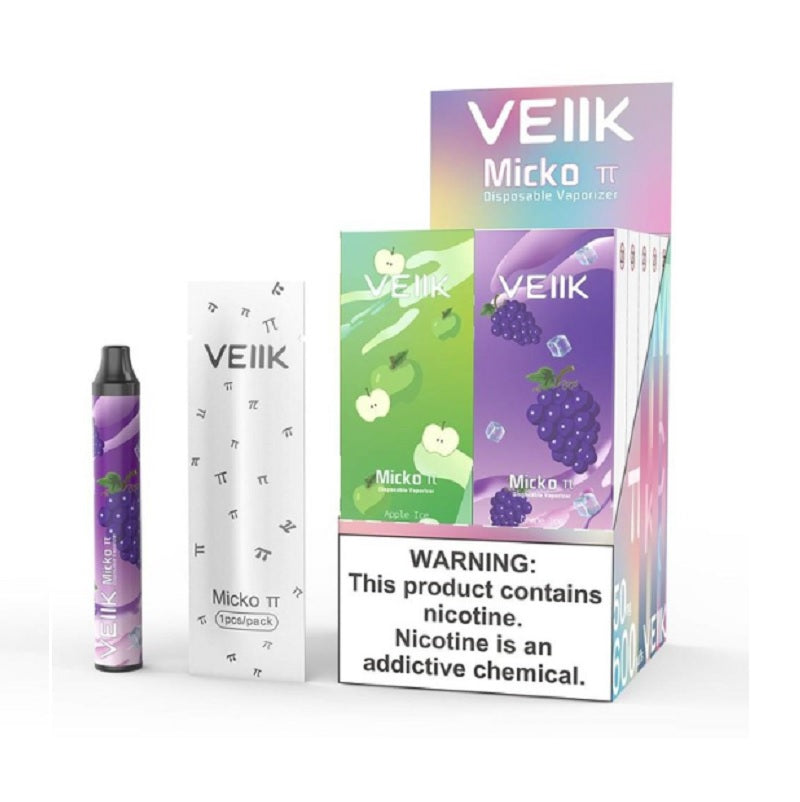 VEIIK MICKO π PIE DISPOSABLE VAPORIZER 600 PUFFS Dubai & Abu Dhabi UAE, Saudi Arabia & Riyadh