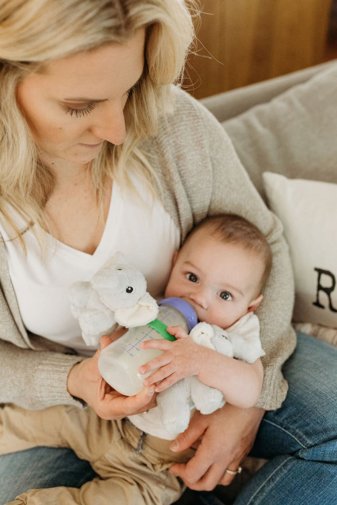 Mom using Bottle Buddies