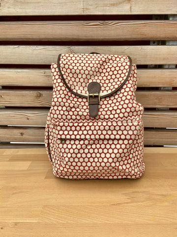 Canvas Love - Polka Dot Canvas Backpack