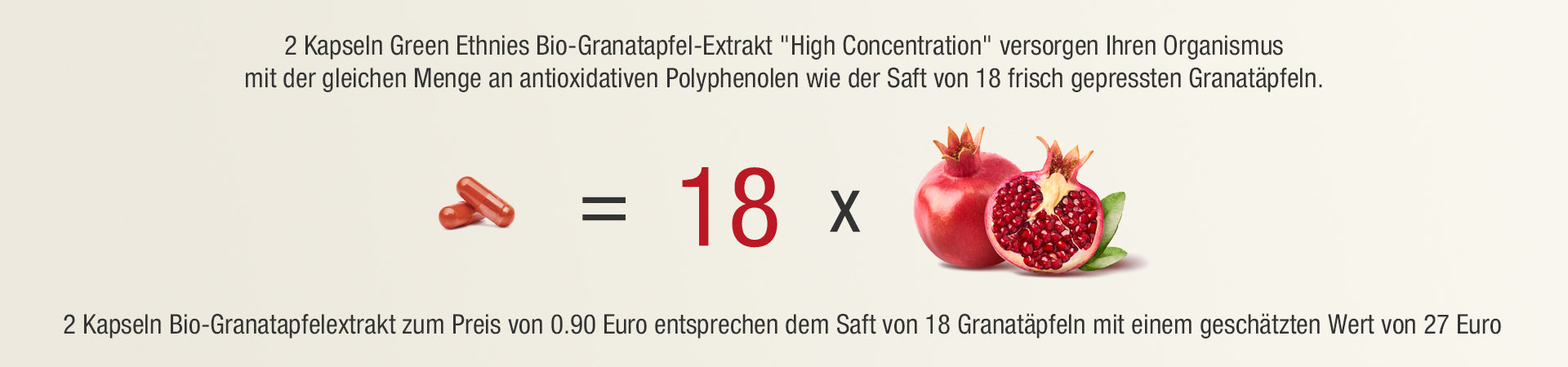 Bio-Granatapfel Naturkonzentrat Qualität