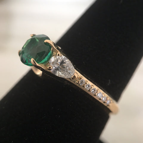 Custom Emerald Ring