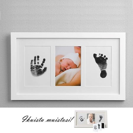 Lahja vastasyntyneelle - Vauvan käden- ja jalanjälki - Vauvapuoti