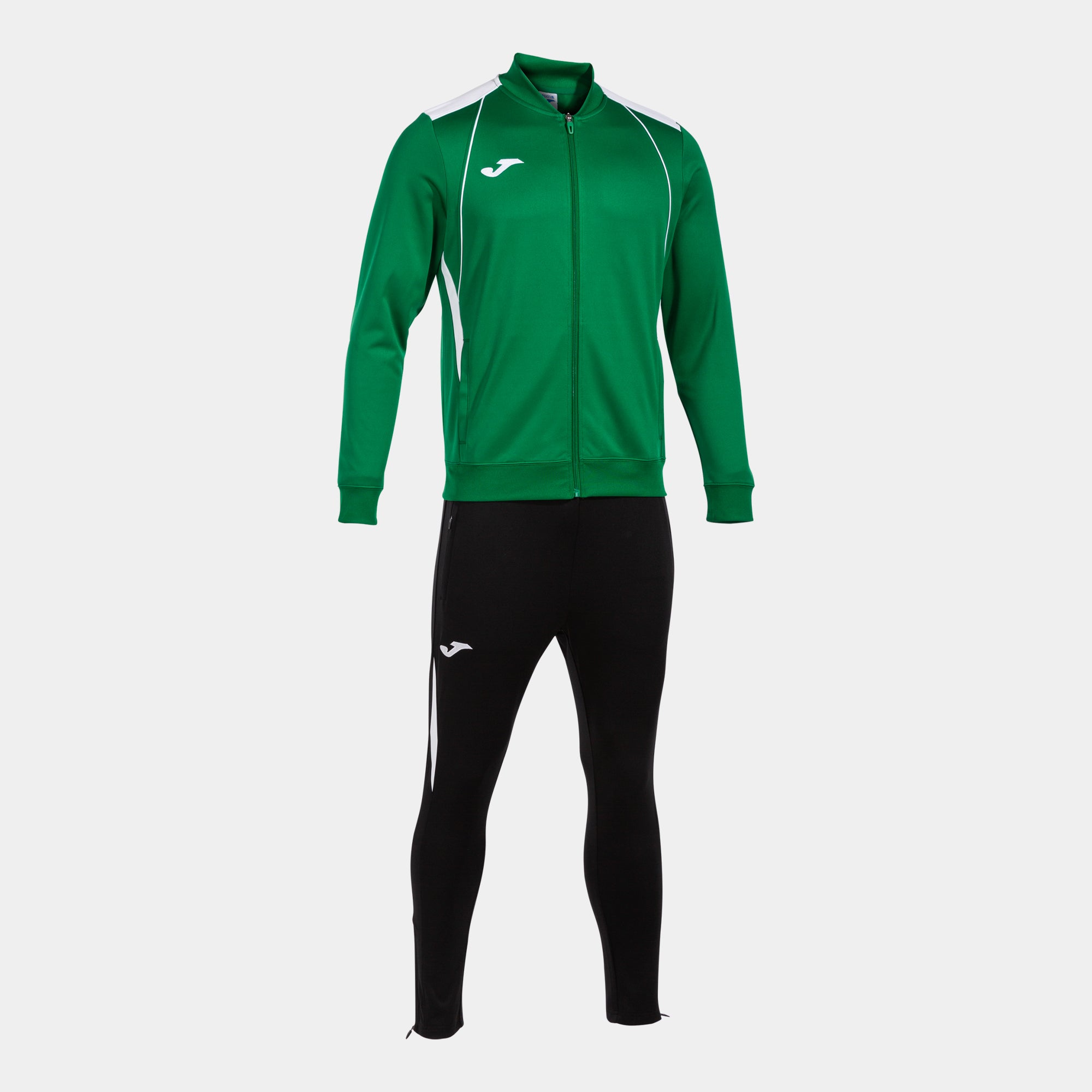 Joma Championship VII Tracksuit (Green/White/Black)