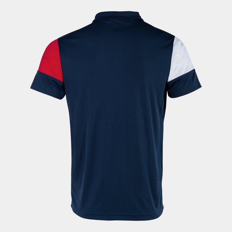 Joma Crew V Polo (Dark Navy/Red/White)