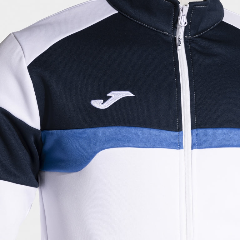 Joma Danubio III Tracksuit (White/Dark Navy)