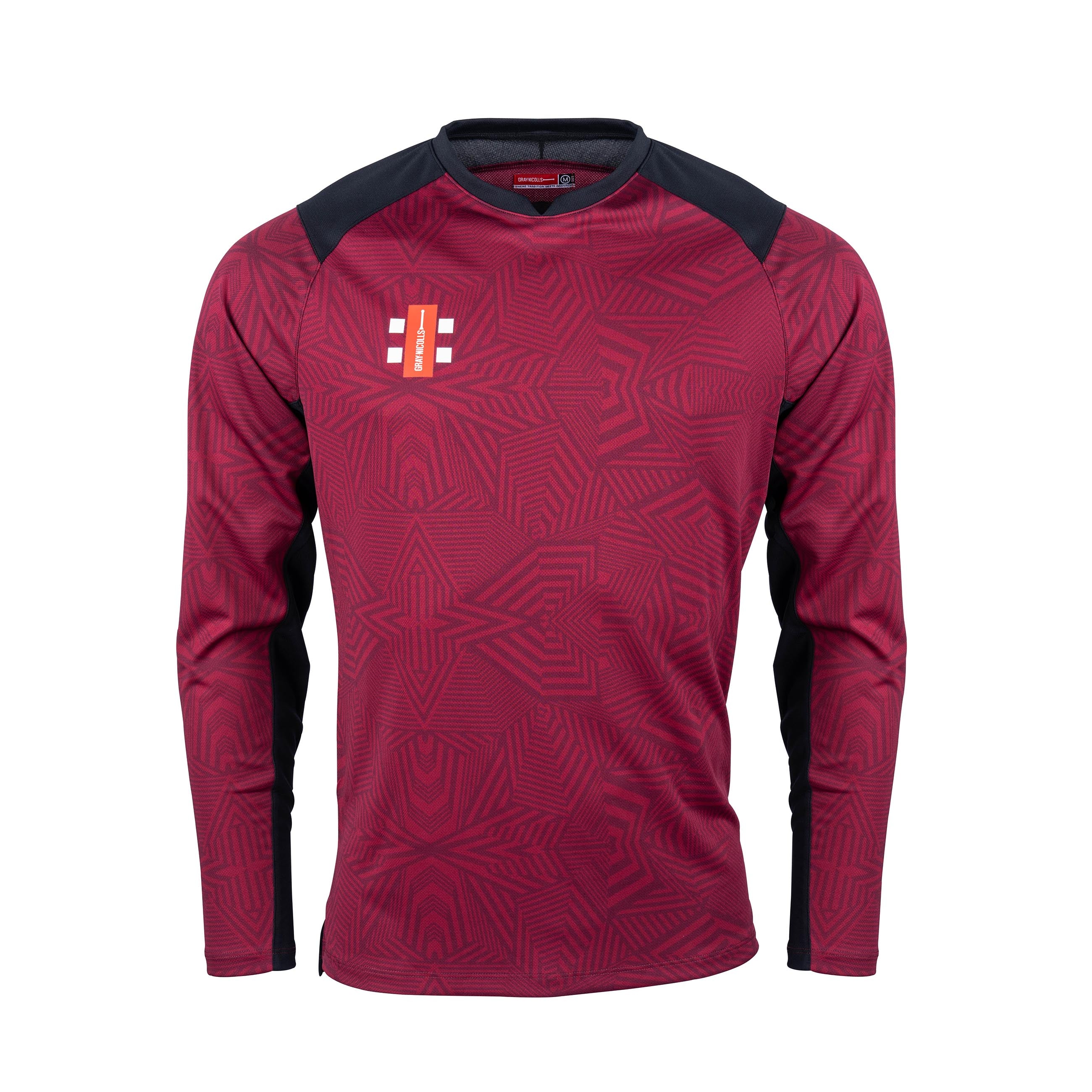 Gray Nicolls Pro T20 LS Shirt (Maroon/Black)