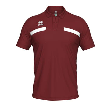 Errea Melvin Polo Shirt (Maroon/White)