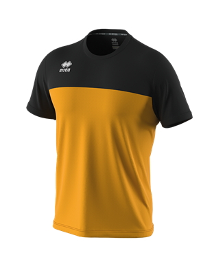 Errea Brandon Short Sleeve Shirt (Amber/Black)