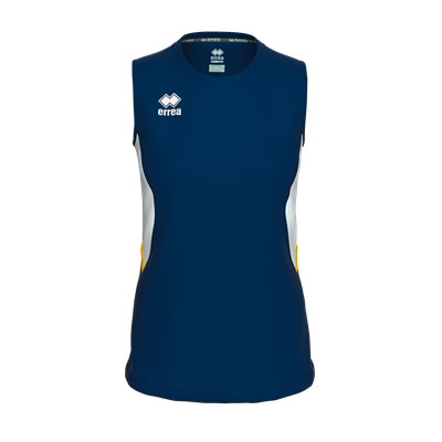 Errea Women's Carry Vest Top (Navy/White/Yellow)