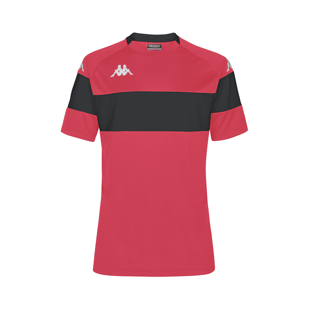 Kappa Dareto SS Football Shirt (Red/Black) – Customkit.com