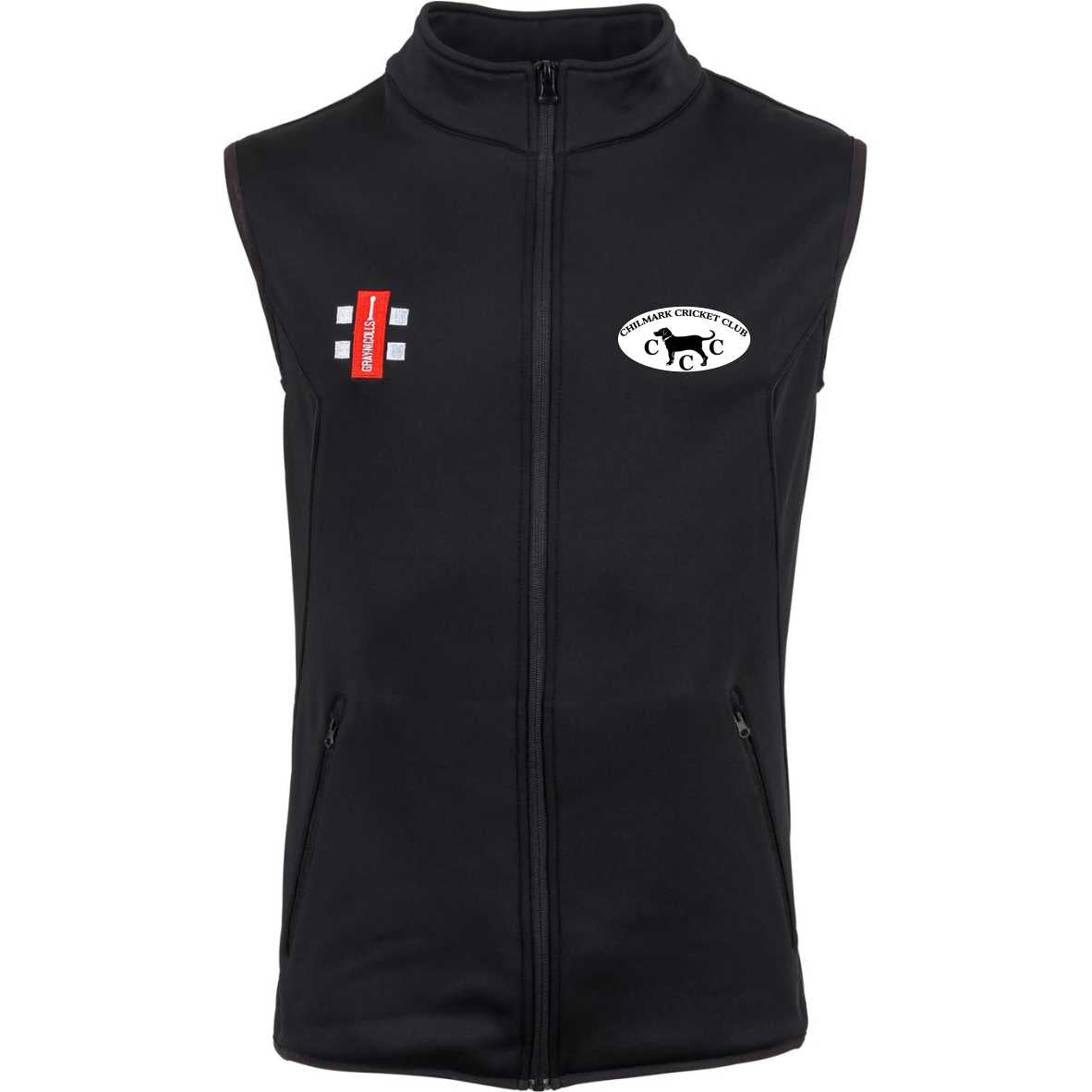 Chilmark CC Gray Nicolls Storm Bodywarmer (Black)