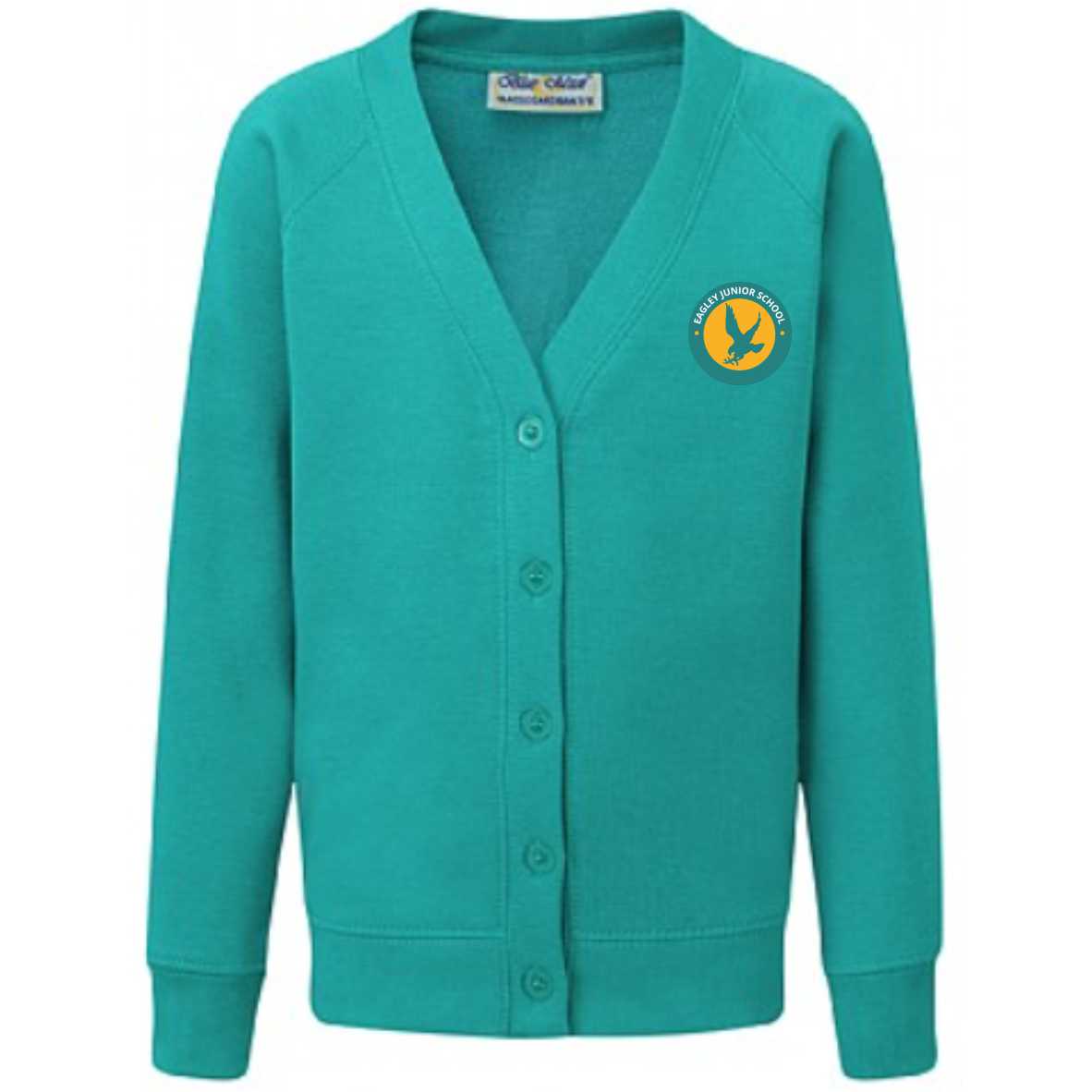 Eagley Junior School Cardigan (Jade)