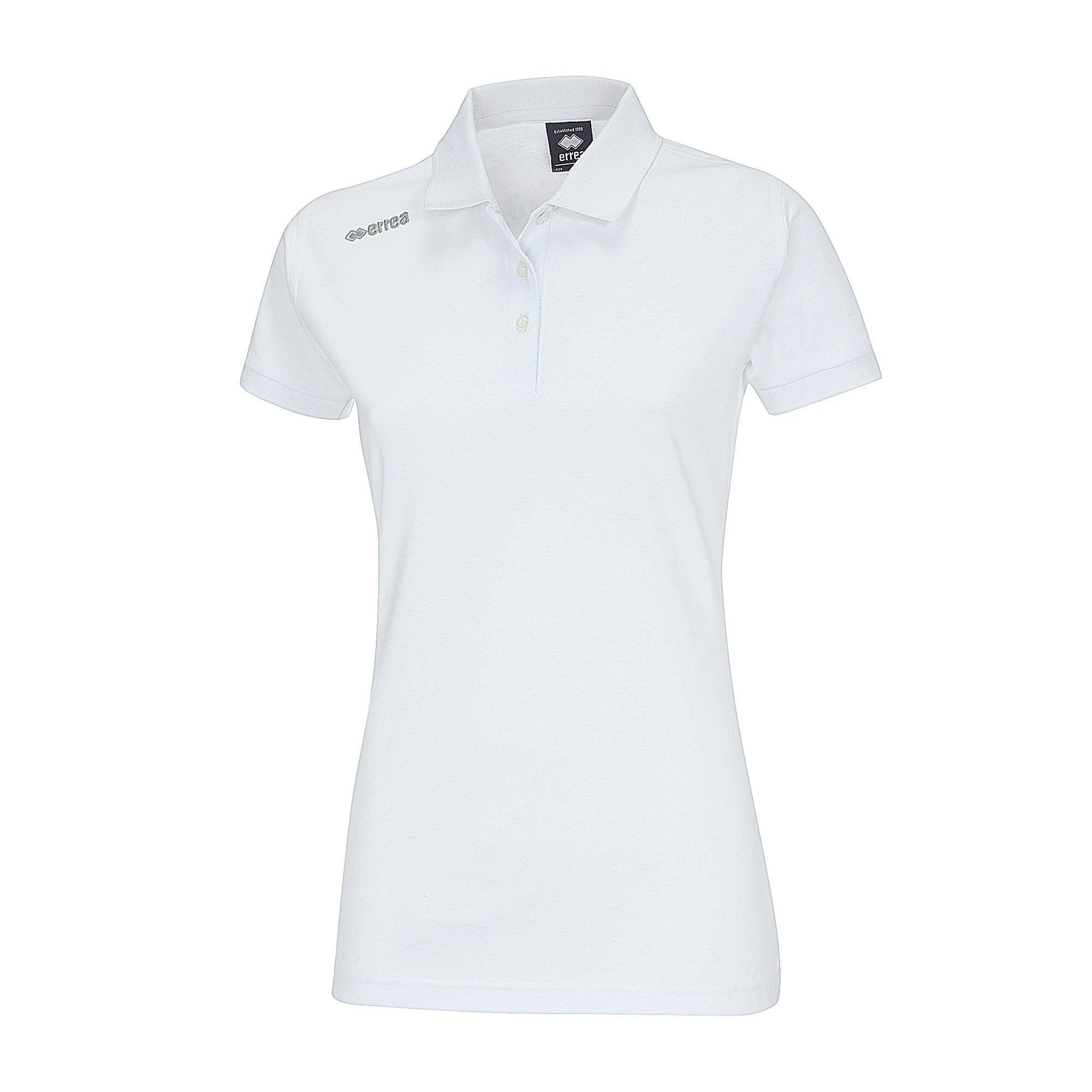 Errea Women's Team Colours Polo Shirt (White)