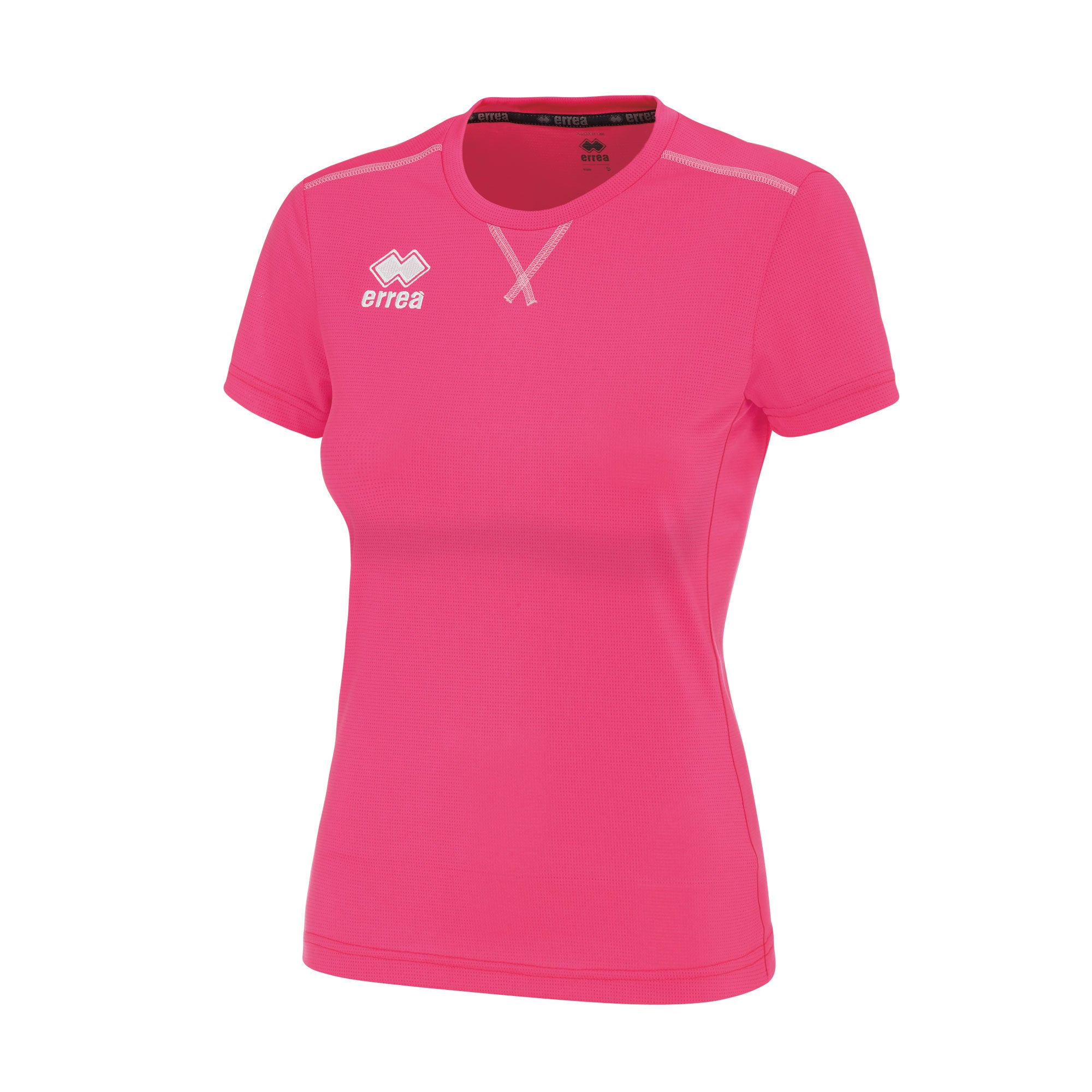 Errea Women's Marion Short Sleeve Shirt (Fuchsia Fluo)