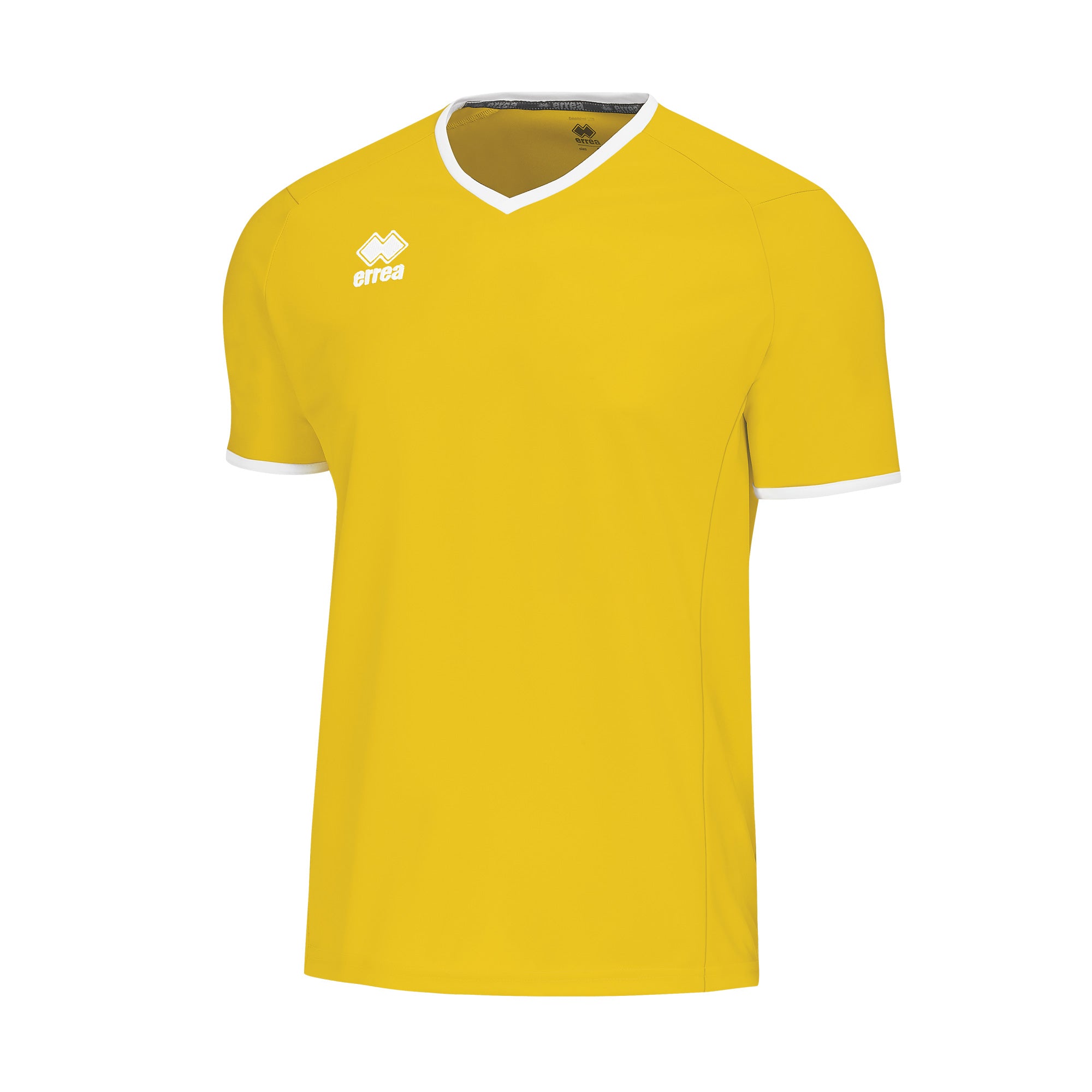 Errea Lennox Short Sleeve Shirt (Yellow/White)