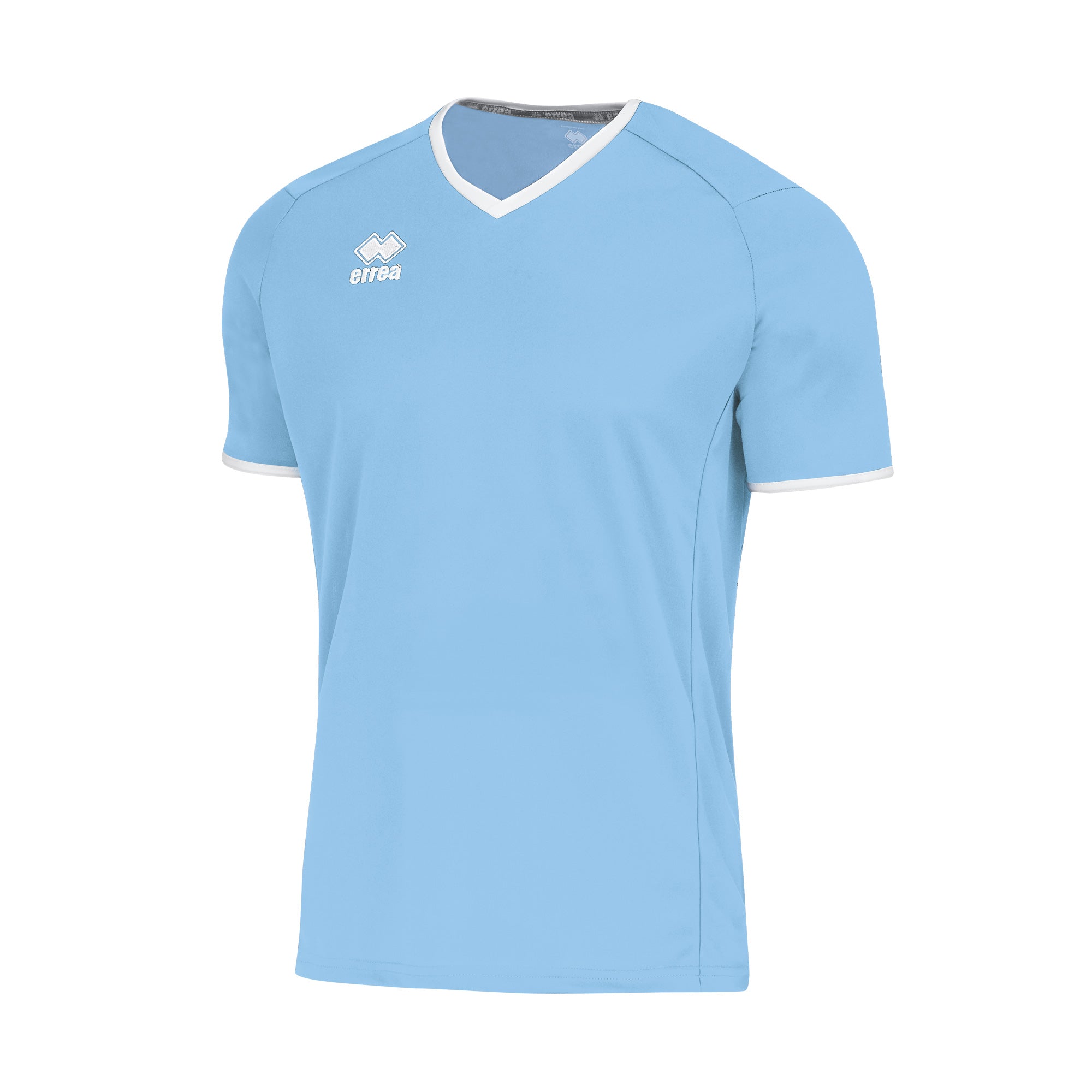 Errea Lennox Short Sleeve Shirt (Sky Blue/White)