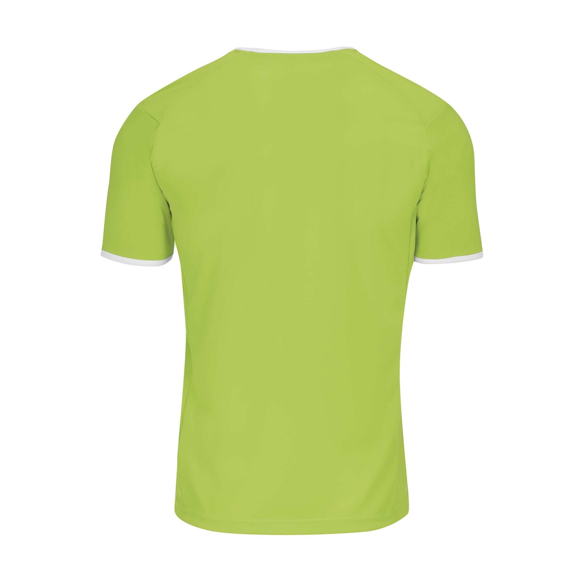 Errea Lennox Short Sleeve Shirt (Green Fluo/White)