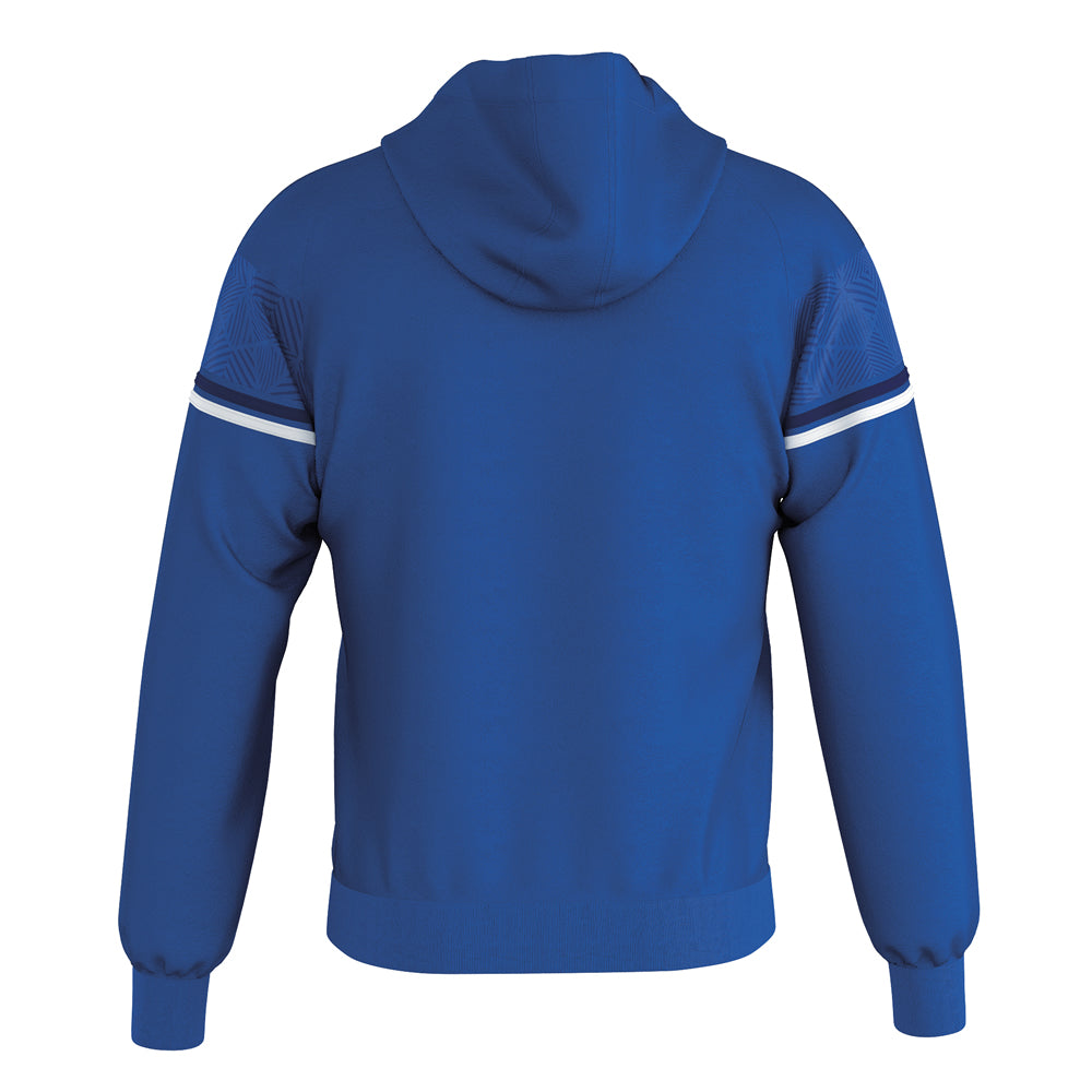 Errea Dragos Full-Zip Hooded Top (Blue/Navy/White)