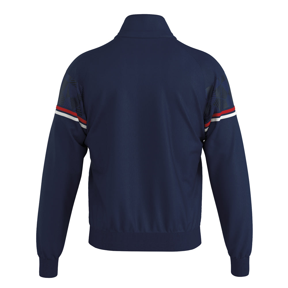 Errea Dexter Full-Zip Jacket (Navy/Red/White)