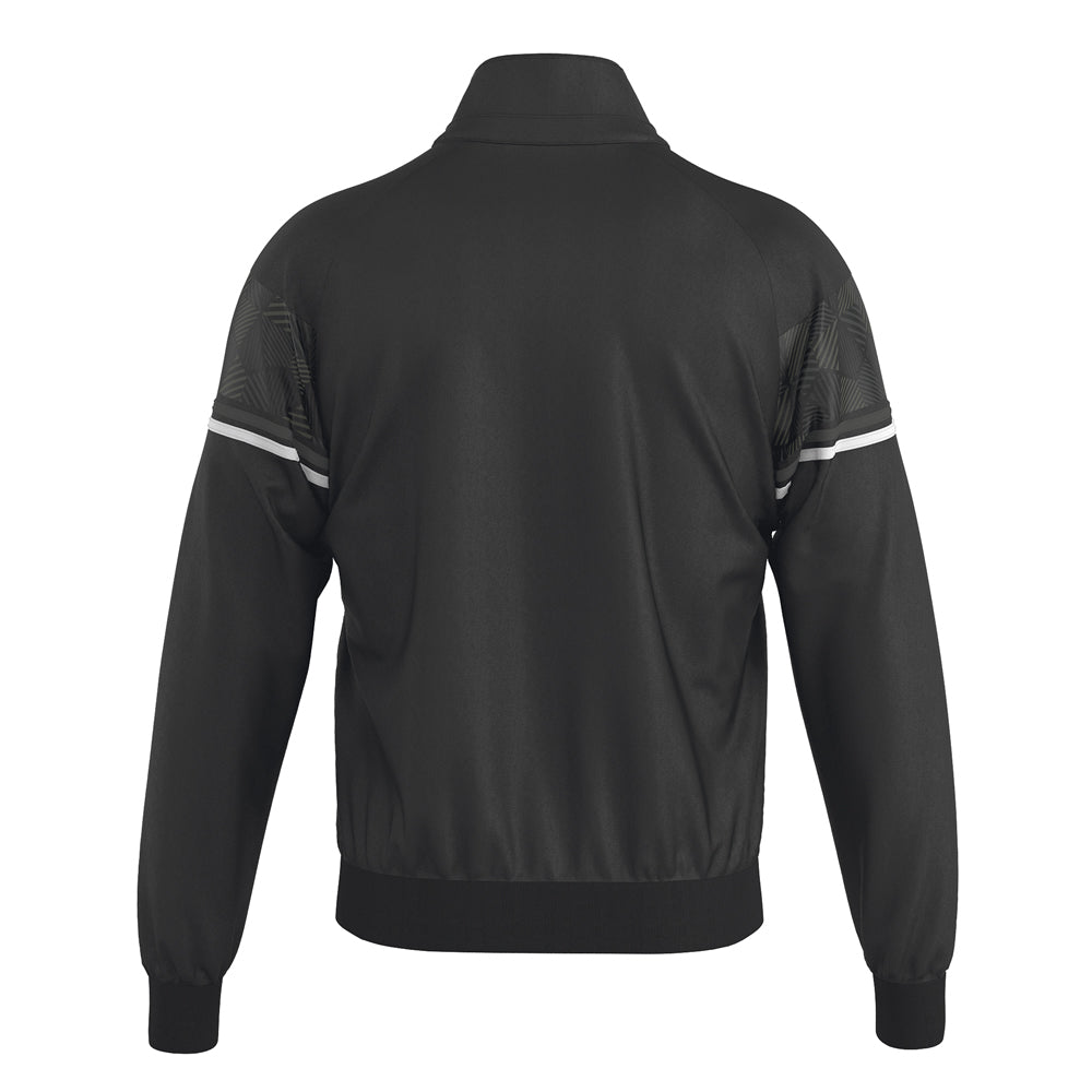 Errea Dexter Full-Zip Jacket (Black/Anthracite/White)