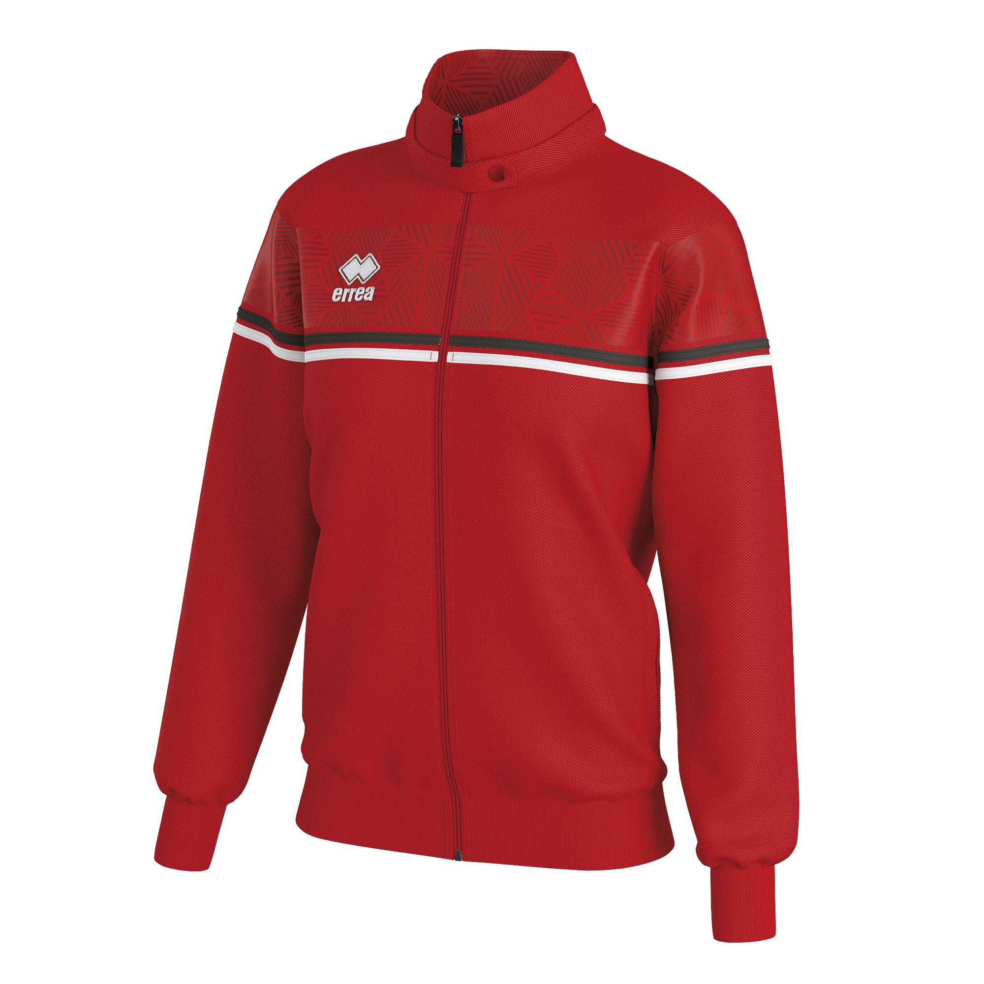 Errea Women's Diana Full-Zip Jacket (Red/Black/White)