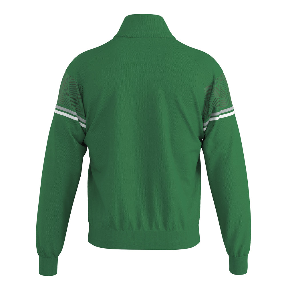 Errea Donovan Full-Zip Jacket (Green/Grey/White)