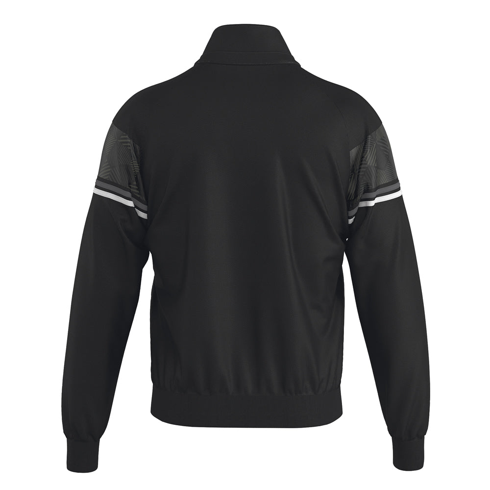 Errea Donovan Full-Zip Jacket (Black/Anthracite/White)