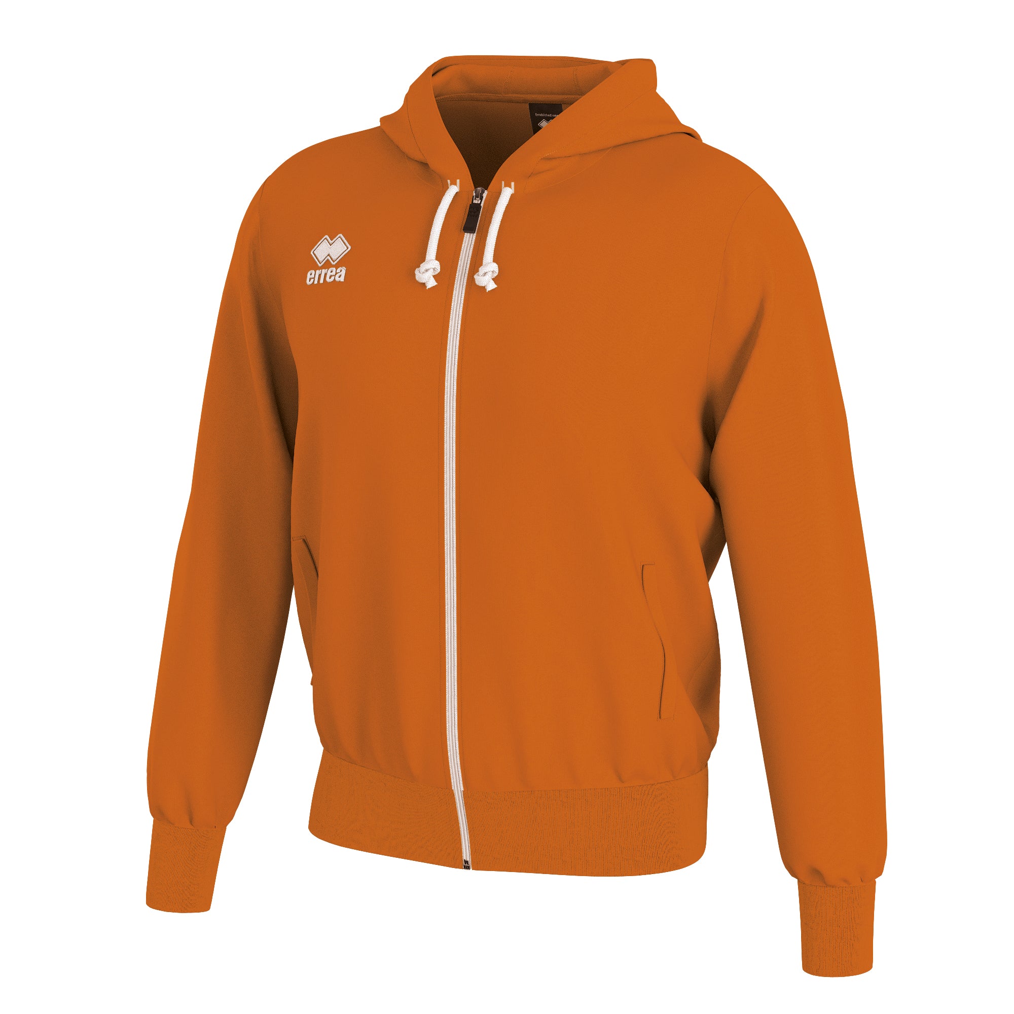 Errea Jacob Full Zip Hooded Top (Orange)