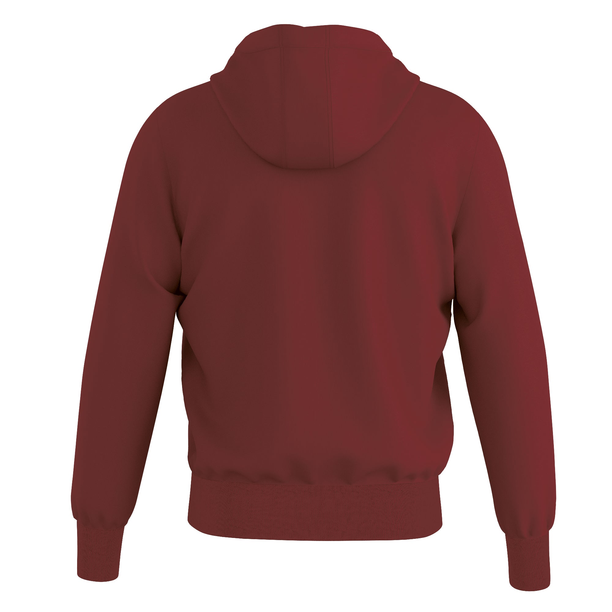 Errea Jacob Full Zip Hooded Top (Maroon)