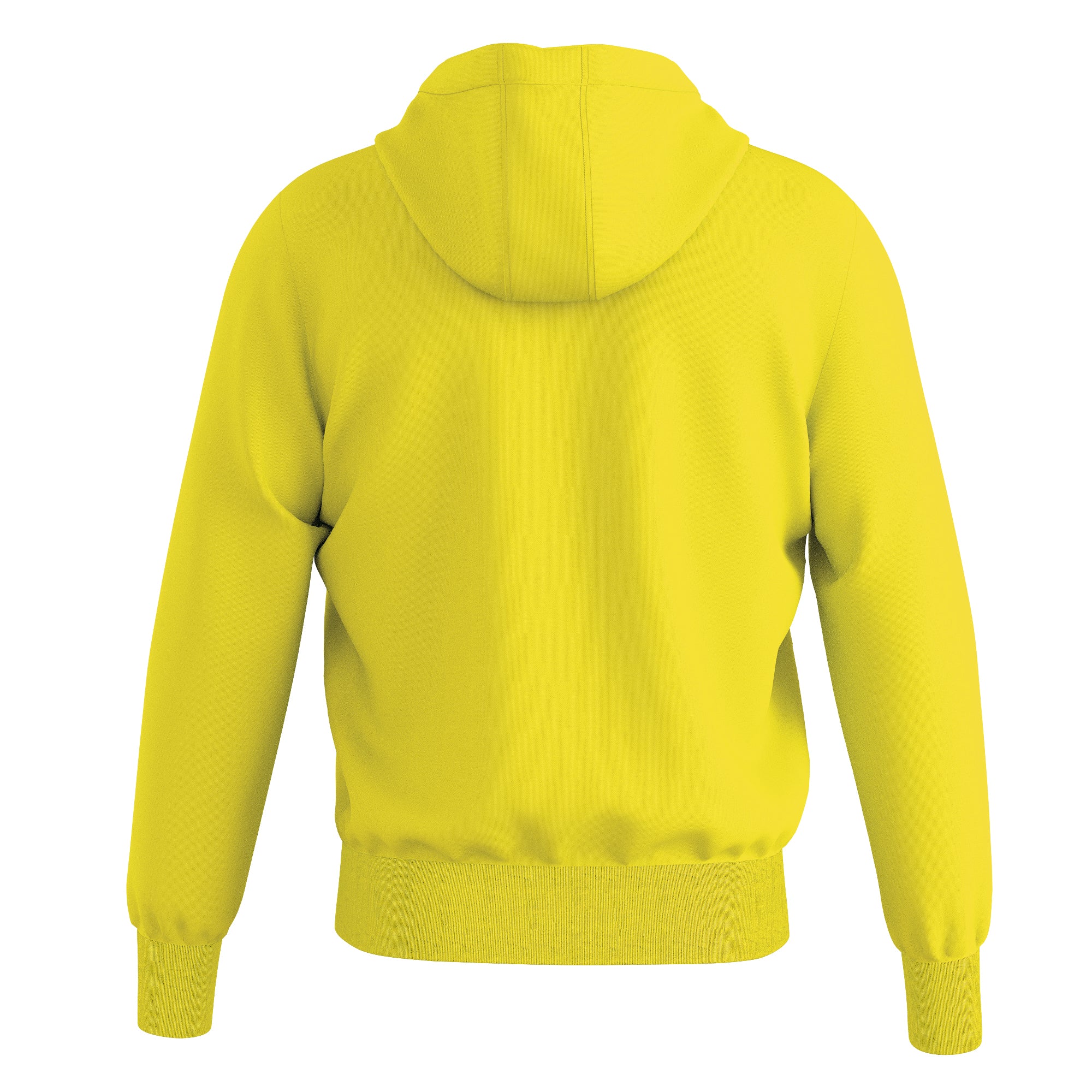 Errea Jacob Full Zip Hooded Top (Yellow Fluo)