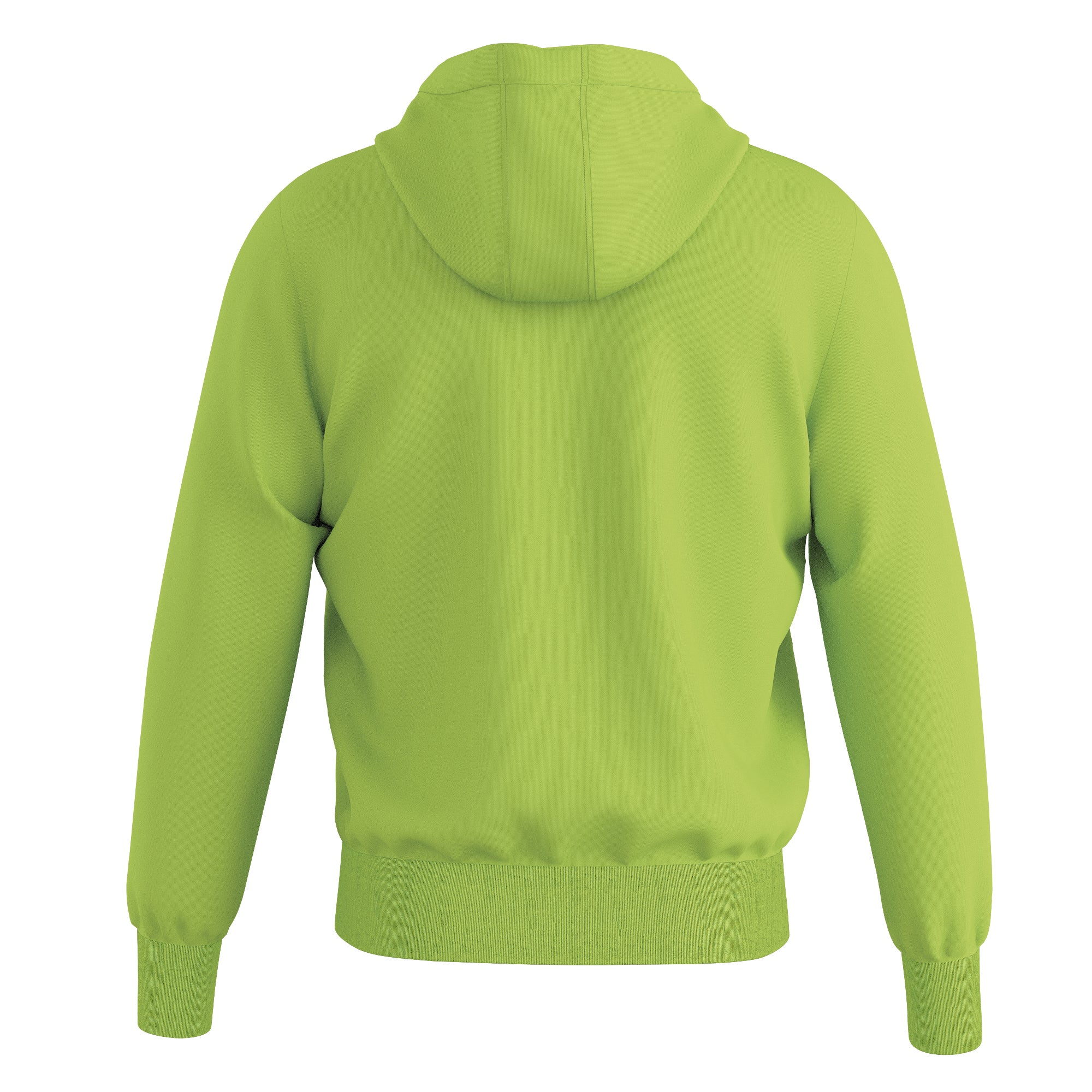 Errea Jacob Full Zip Hooded Top (Green Fluo)