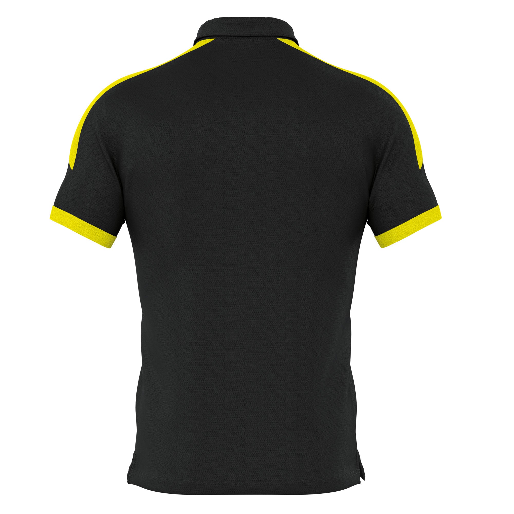 Errea Doug Short Sleeve Referee Shirt (Black/Yellow Fluo)