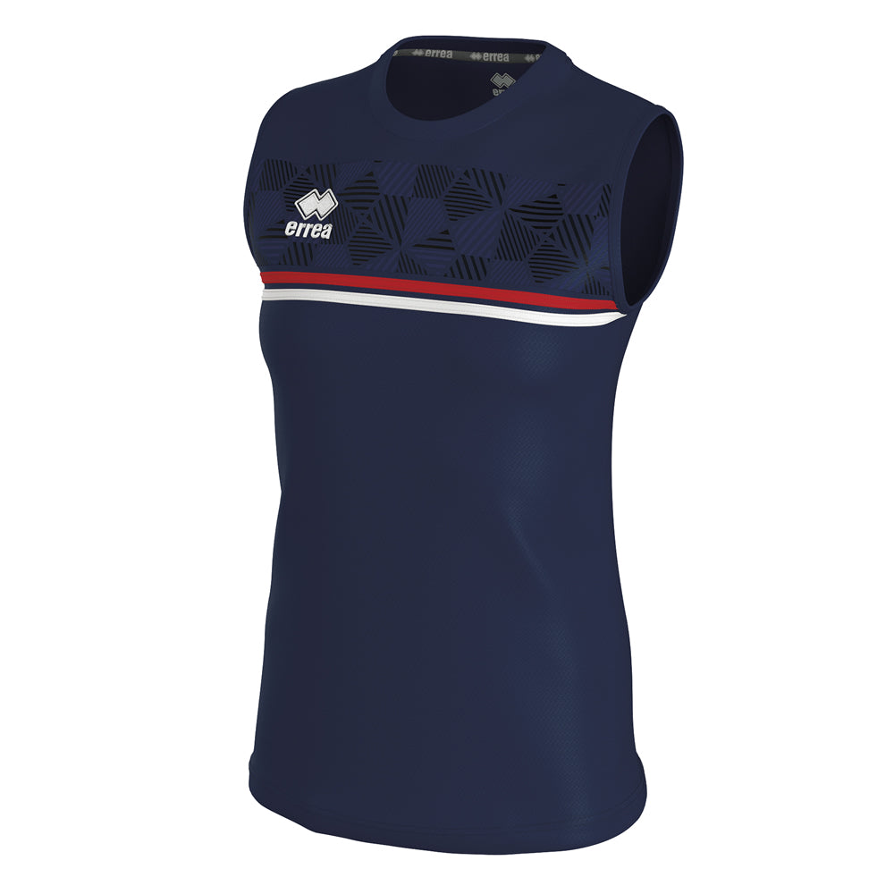 Errea Women's Divina Vest (Navy/Red/White)