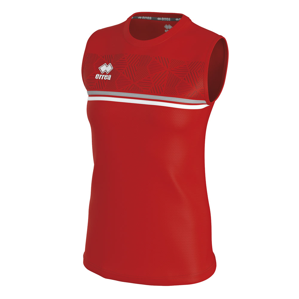 Errea Women's Divina Vest (Red/Grey/White)