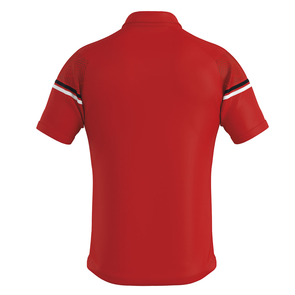 Errea Dominic Polo Shirt (Red/Black/White)