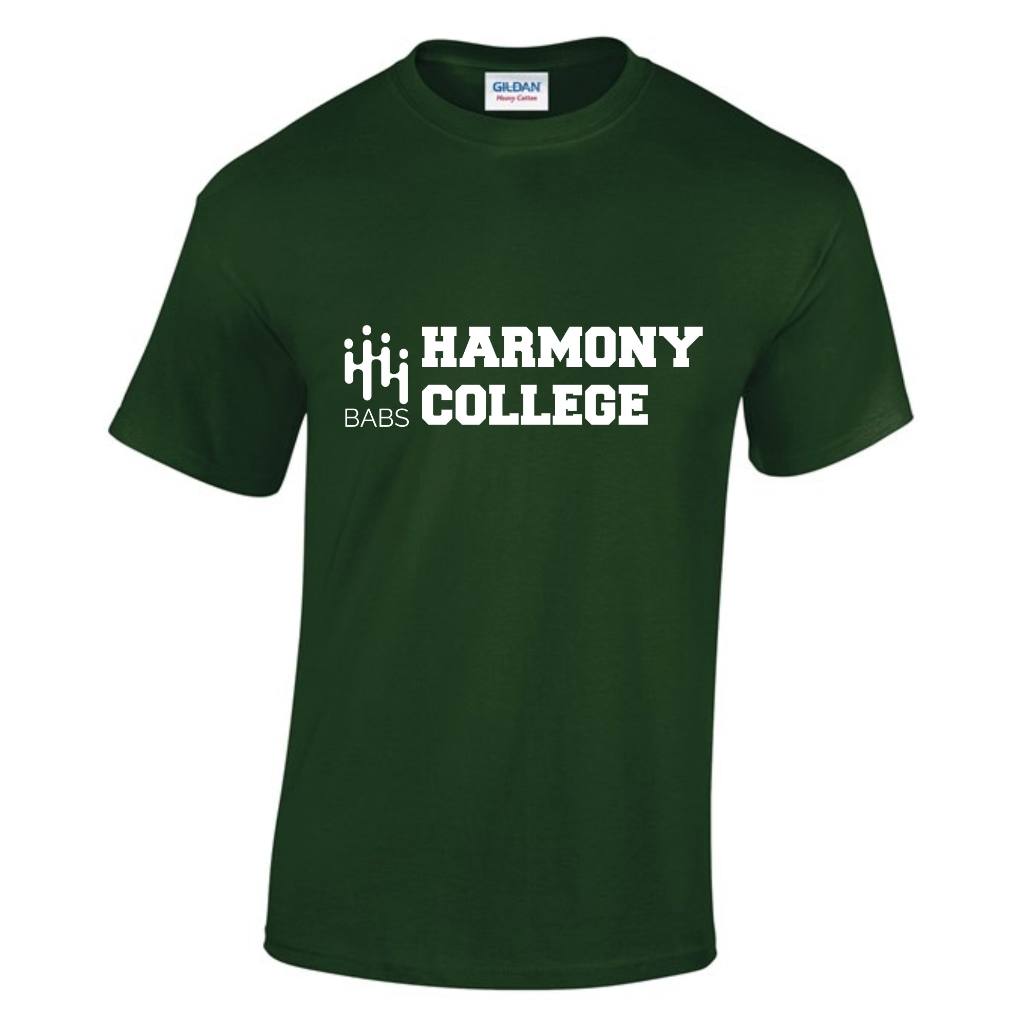 HARMONY COLLEGE Large Logo T-Shirt (Forest)