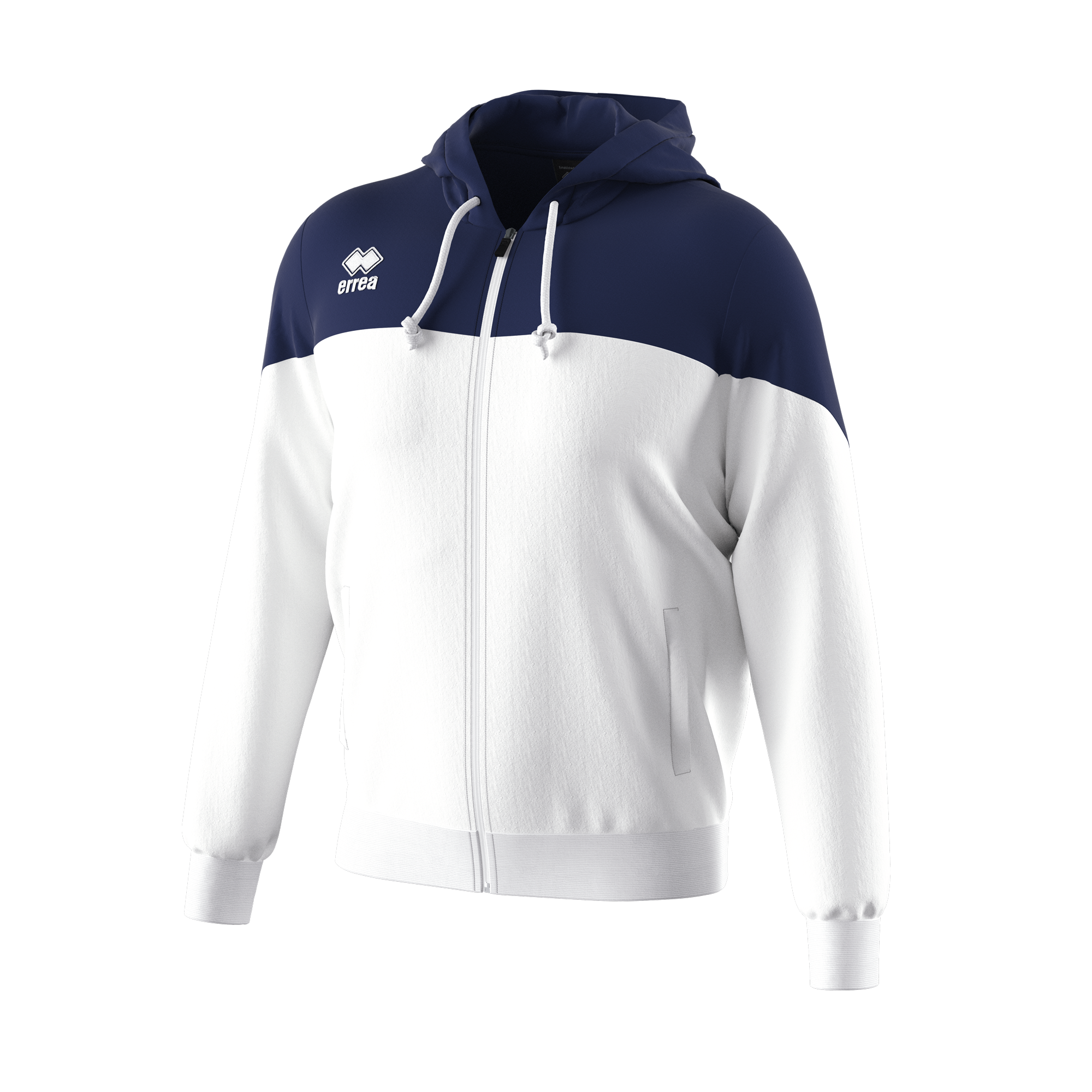 Errea Ben Jacket (White/Navy)