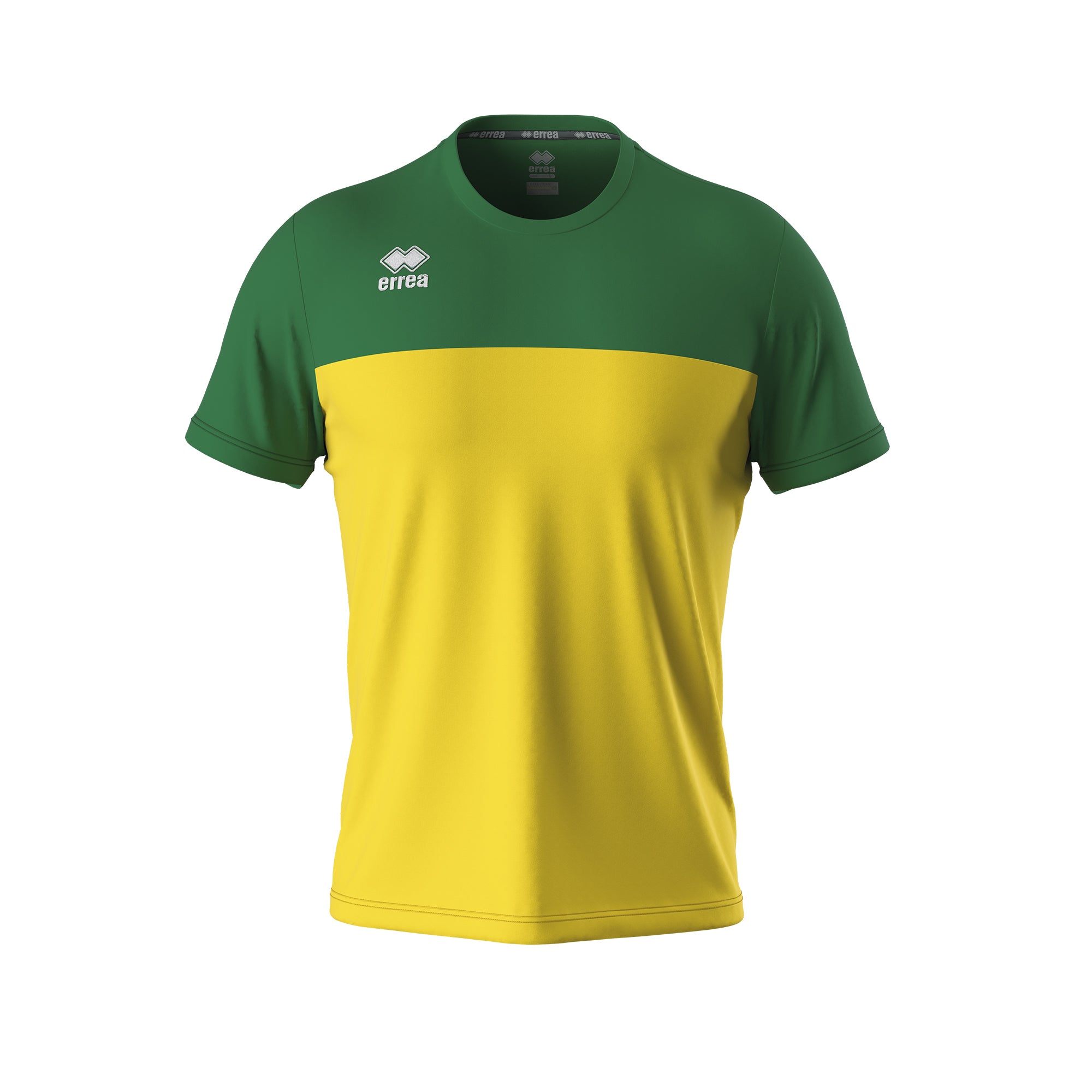 Errea Brandon Short Sleeve Shirt (Yellow/Green)