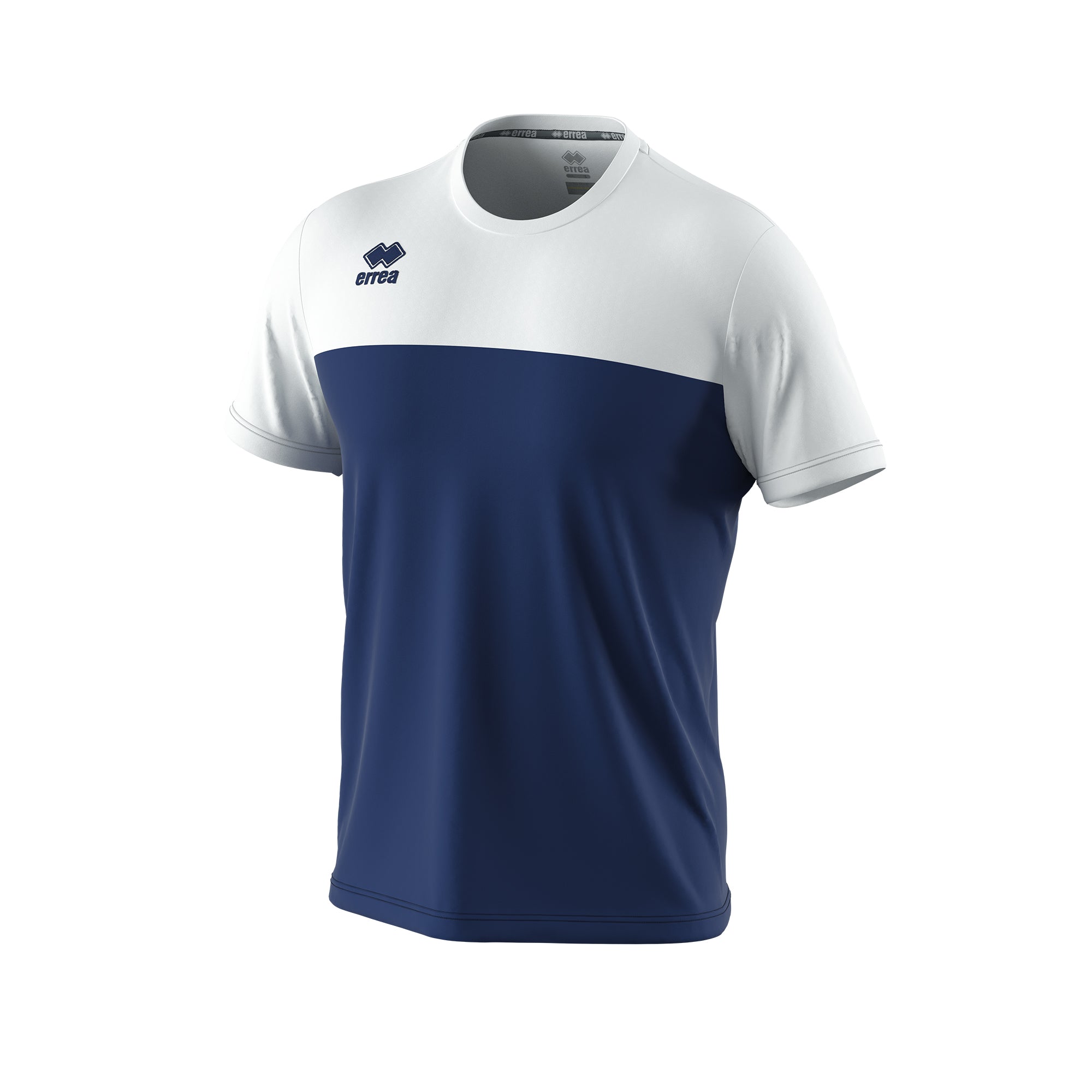 Errea Brandon Short Sleeve Shirt (Navy/White)