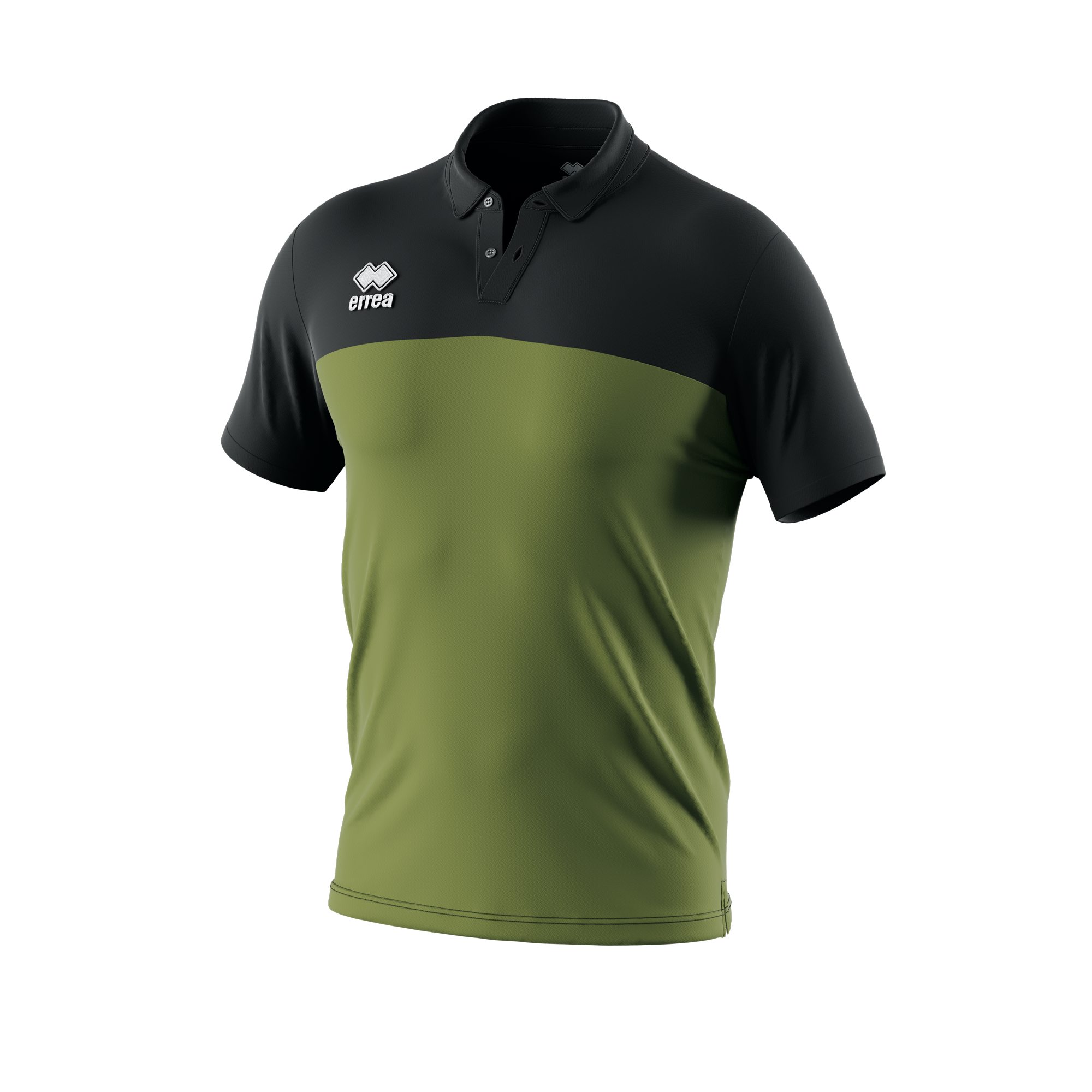 Errea Bob Polo Shirt (Military Green/Black)