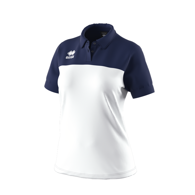 Errea Bonnie Polo Shirt (White/Navy)